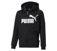 PUMA ESS Big Logo FZ Hoodie FL B Sweater, Niños, Negro, 164