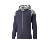 PUMA Teamcup Casuals Hooded Jkt Chaqueta con Capucha, Hombre, Noche Parisina, M