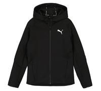 PUMA Sudadera con cremallera y capucha. Color Negro