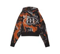 PUMA Sudadera corta con capucha y cremallera LaFrancé HEEM para mujer, Ropa, Naranja, M M