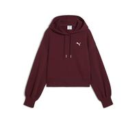 PUMA Sudadera crop con capucha WARDROBE ESS Relaxed para mujer, Ropa, Rojo, S S