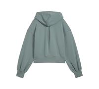 PUMA Sudadera crop con capucha WARDROBE ESS Relaxed para mujer, Ropa, Verde Moon, L L