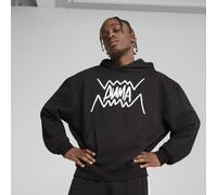 PUMA Sudadera de baloncesto con capucha Jaws Core para hombre, Ropa, Negro, XS