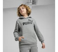 PUMA Sudadera de frisa con capucha ESS con logotipo n.º 1 juvenil, Ropa, Gris, 7-8Y