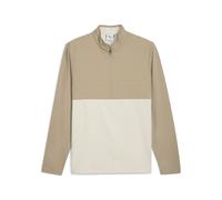 PUMA Sudadera de golf y cuello con cremallera CLOUDSPUN Tech Hybrid para hombre, Ropa, Beige, XL