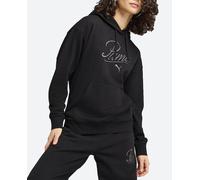 Sudadera puma essentials script comfort h mujer negro S