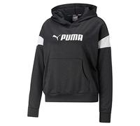 PUMA Sudadera de Training con Capucha Fit Tech Mujer S Black Heather White