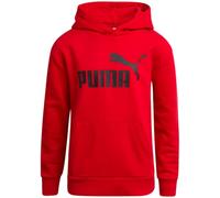PUMA Sudadera deportiva con capucha para niños, de forro polar, con bolsillos canguro, sudadera con capucha de rendimiento para niños (tallas: 8-20), Rojo/Negro, 14-16