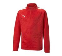 PUMA Sudadera Deportiva Roja para Niño Teamliga Graphic, rojo, 12 años