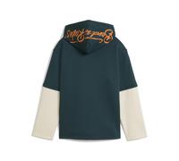 PUMA Sudadera doble con capucha MID90s juvenil, Accesoiros, Verde, 9-10Y 9-10Y