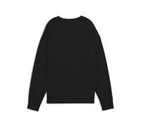 PUMA ESS Elevated Comfort Crew TR, Sudadera con Capucha Niñas, PUMA Black, L