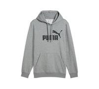 Puma Sudadera con capucha Essentiel logotipo grande. Talla S. Color Gris