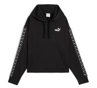 PUMA Sudadera ESS TAPE Comfort Crop con capucha TR Bla para mujer, Negro, S