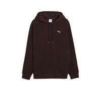 PUMA Sudadera con capucha Essentials Elevated de corte holgado para hombre, Ropa, Marrón, S