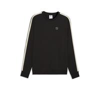 PUMA Sudadera 'Essentials Elevated' negro / blanco M negro / blanco