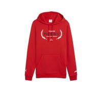 PUMA Sudadera estampada con capucha con el logo F1® Essentials para hombre, Accesoiros, Rojo, XS