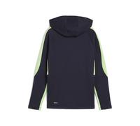 PUMA Sudadera EVOSTRIPE con cremallera juvenil, Ropa, Azul, 9-10Y 9-10Y