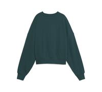 PUMA Sudadera extragrande Wardrobe Essentials Sports Legacy Graphic para mujer, Ropa, Verde, S S