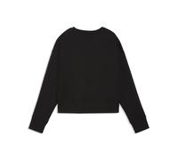 PUMA Sudadera holgada de cuello Rojoondo HER para mujer, Ropa, Negro, XS XS