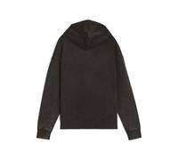 PUMA Sudadera holgada efecto lavado con capucha Essentials Elevated para mujer, Ropa, Negro, XL XL