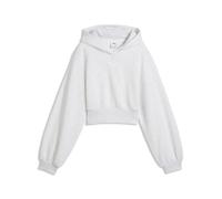 PUMA Sudadera holgada Essentials Cropped Balloon Sleeve juvenil, Accesoiros, Blanco, 15-16Y