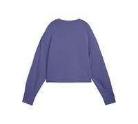 PUMA Sudadera holgada HER para mujer, Ropa, Azul, L L