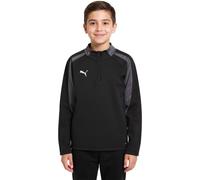 Puma - Sudadera Individualliga Niño, Unisex, Black-Shadow Gray, 152 cm