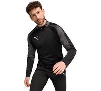 Puma - Sudadera Individualliga, Unisex, Black-Shadow Gray, S