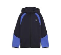 PUMA Sudadera juvenil con capucha Evostripe Full-Zip, Accesoiros, Azul, 9-10Y