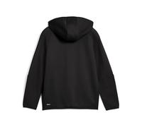 PUMA Sudadera juvenil con capucha Evostripe Full-Zip, Ropa, Negro, 11-12Y 11-12Y