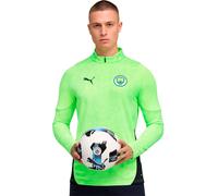 Puma - Sudadera Manchester City Training 2025-2026, Unisex, Fizzy Apple-Blue Violet, XL