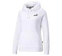 Puma Sudadera Marca Modelo ESS Small Logo Hoodie FL,Blanco,M