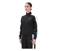 PUMA- Sudadera Negra con Cremallera T7- Sweatshirts & Hoodies- Mujer- Negro- M- Sudadera Negra con Cremallera T7