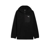 PUMA Sudadera negra Hombre Hoodiess, Negro , M