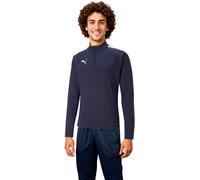 Puma - Sudadera teamLIGA, Hombre, Peacoat-White, L