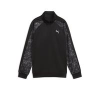 PUMA Sudadera Train All Day Essentials con cuello con cremallera juvenil, Accesoiros, Negro, 11-12Y
