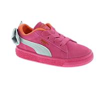 Puma Suede Bow AC Inf, Zapatillas Bebé-Niñas, Morado (Fuchsia Purple-Nasturtium 11), 22 EU