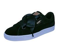 Puma Suede Heart Velvet Rope, Zapatillas para Mujer, Negro/Blanco, 36.5 EU
