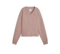 PUMA Suéter de mujer Essentials Elevated Comfort marrón claro | M