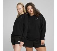 PUMA Suéter holgado de cuello Rojoondo ESS con logotipo N.º 1 para mujer, Ropa, Negro, M