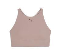 PUMA Sujetador con escote alto SHAPELUXE para mujer, Ropa, Beige, XS XS