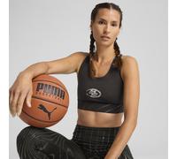 PUMA Sujetador de baloncesto Stewie 4 Prism para mujer, Ropa, Negro, S