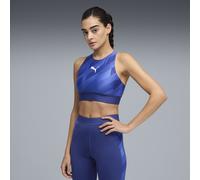 PUMA Sujetador de fútbol individualBLAZE Eversculpt para mujer, Ropa, Azul, M
