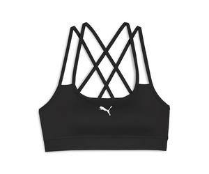 PUMA Sujetador de tirantes MOVE de bajo impacto para mujer, Ropa, Negro, L L