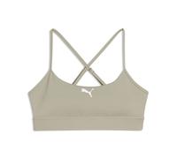 PUMA Sujetador de training para mujer Fit Mid Impact, Ropa, Beige, XS XS