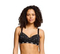 PUMA Sujetador Deportivo Acolchado para Mujer, Negro Combo, S