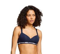 PUMA Sujetador Deportivo Acolchado para Mujer, Puma Azul Marino, M
