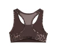 PUMA Sujetador deportivo de sujeción media 4KEEPS para mujer, Ropa, Marrón, XL XL