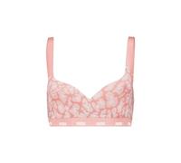 PUMA Printed Padded Top Sujetador Deportivo, Coral, M Mujeres