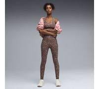 PUMA Sujetador deportivo estampado CLOUDSPUN para mujer, Accesoiros, Marrón, XXL XXL